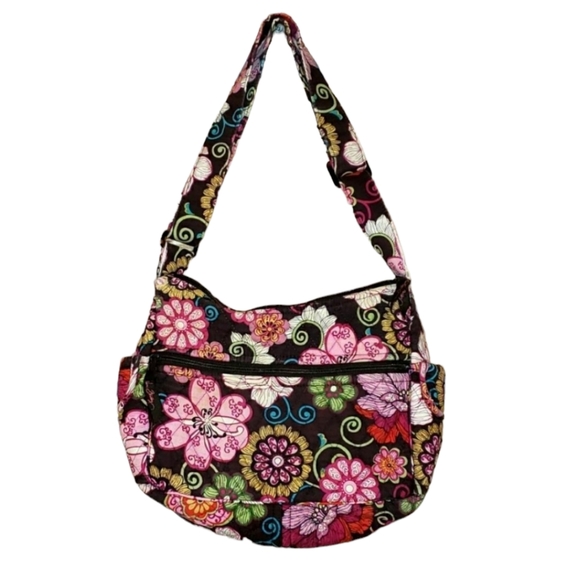 Vera Bradley Handbags - Vera Bradley Pink Floral One Strap Purse